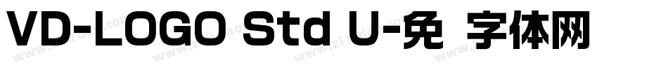VD-LOGO Std U字体转换